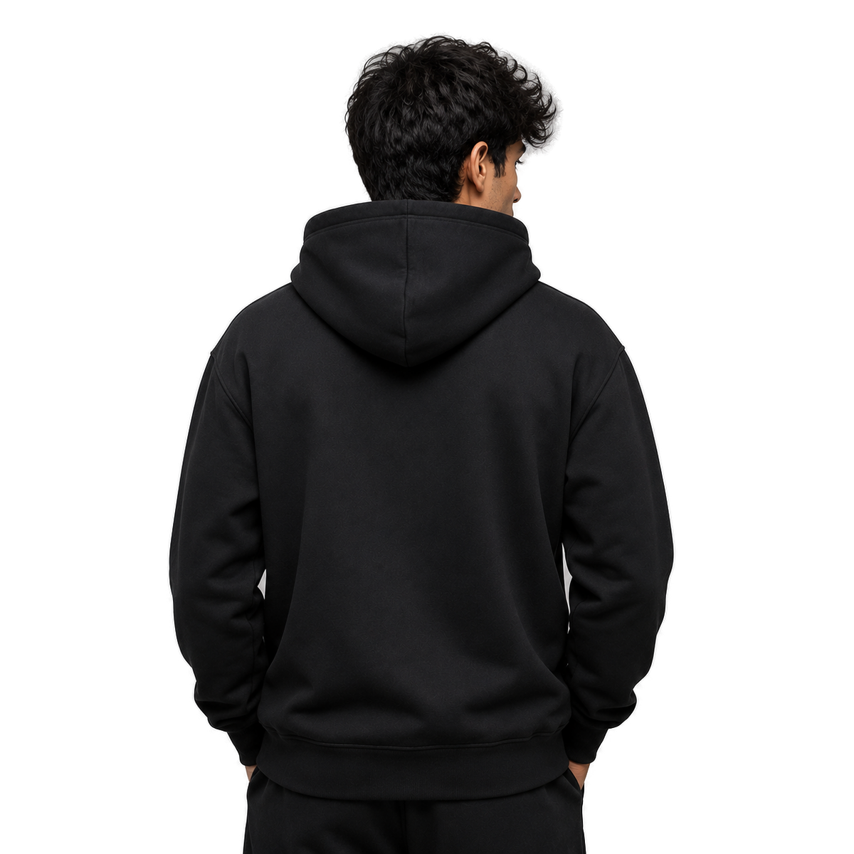 Cotton Pullover Hoodie Zipless