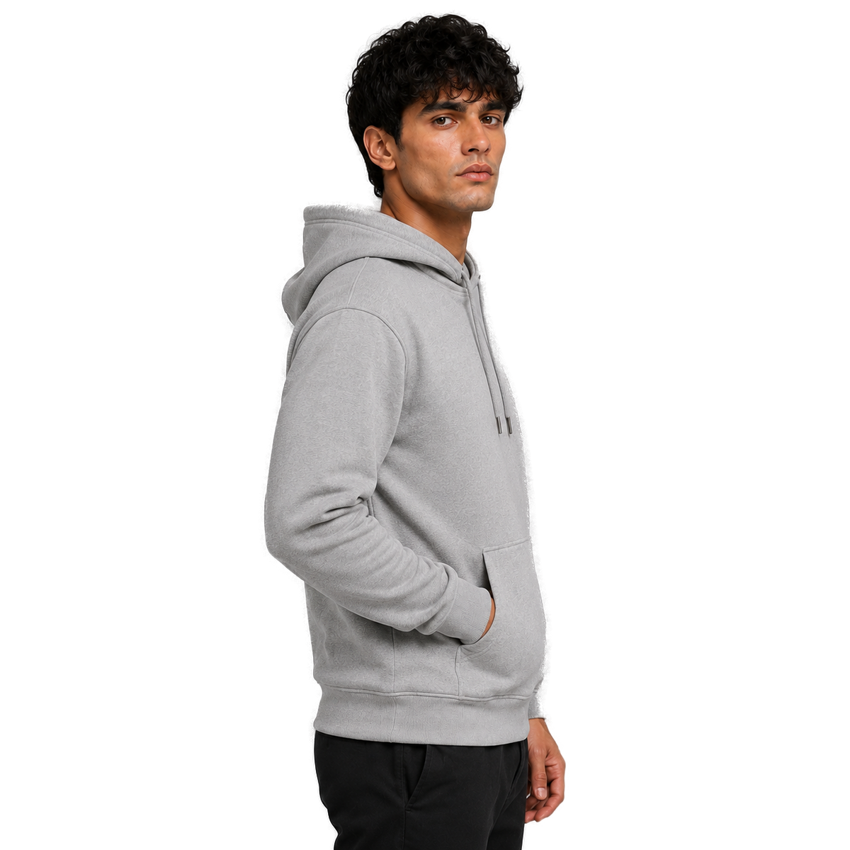 Cotton Pullover Hoodie Zipless