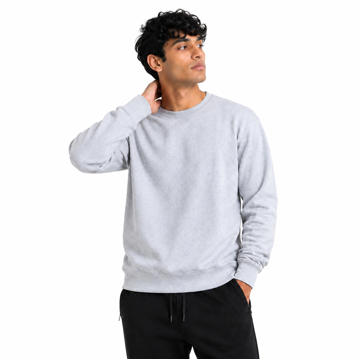 Crewneck Cotton Sweatshirt