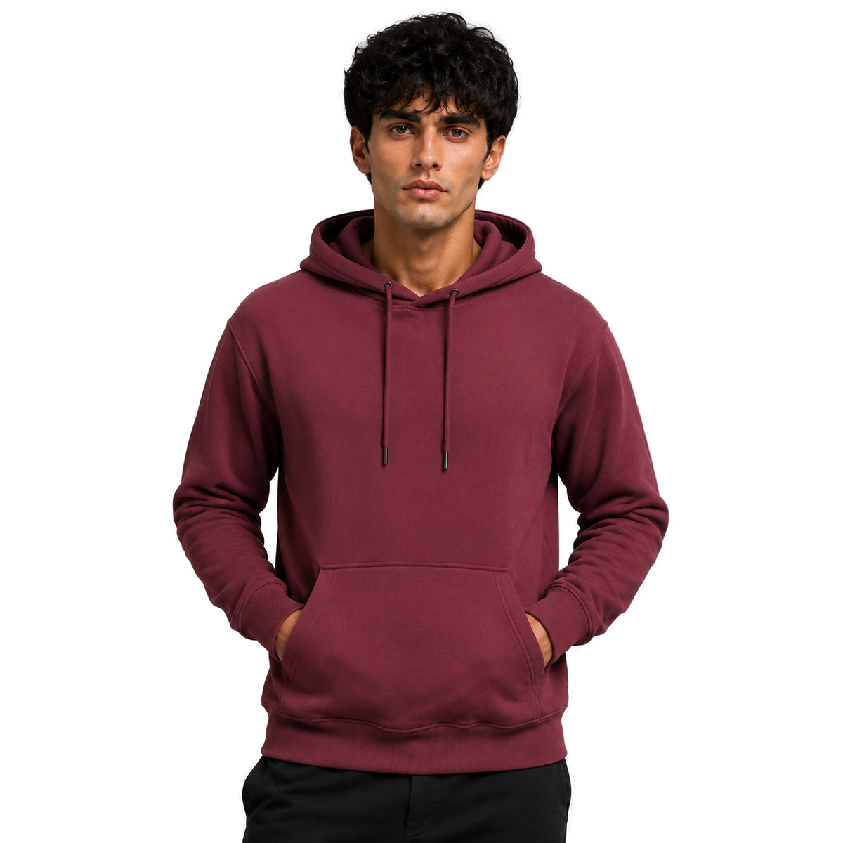 Cotton Pullover Hoodie Zipless