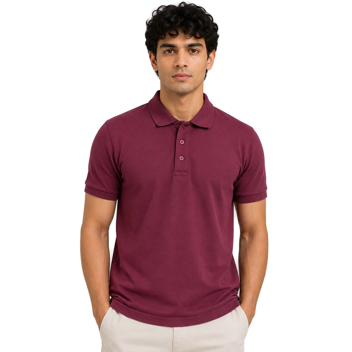 Classic Fit Cotton Polo T-Shirt