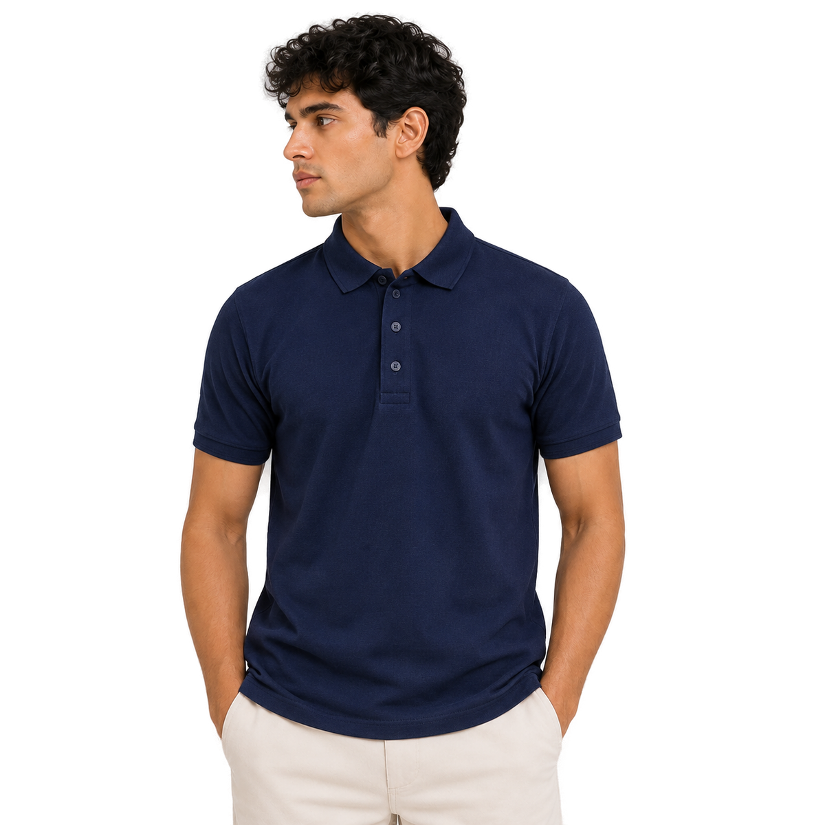 Classic Fit Cotton Polo T-Shirt