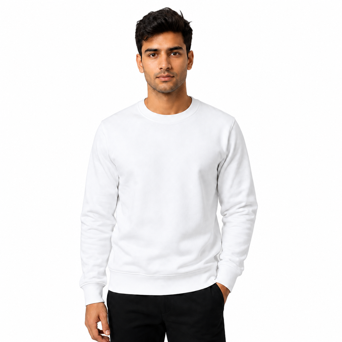 Crewneck Cotton Sweatshirt