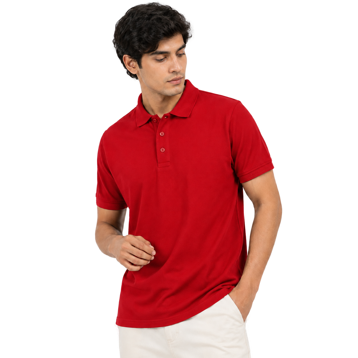 Classic Fit Cotton Polo T-Shirt