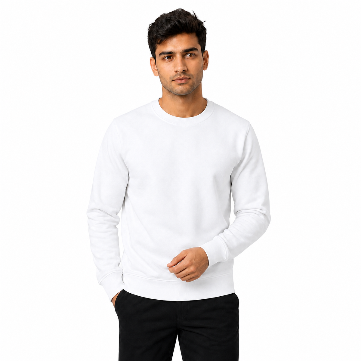 Crewneck Cotton Sweatshirt