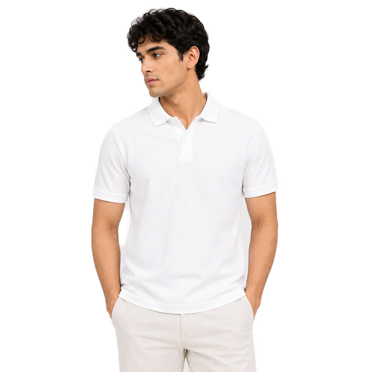 Classic Fit Cotton Polo T-Shirt