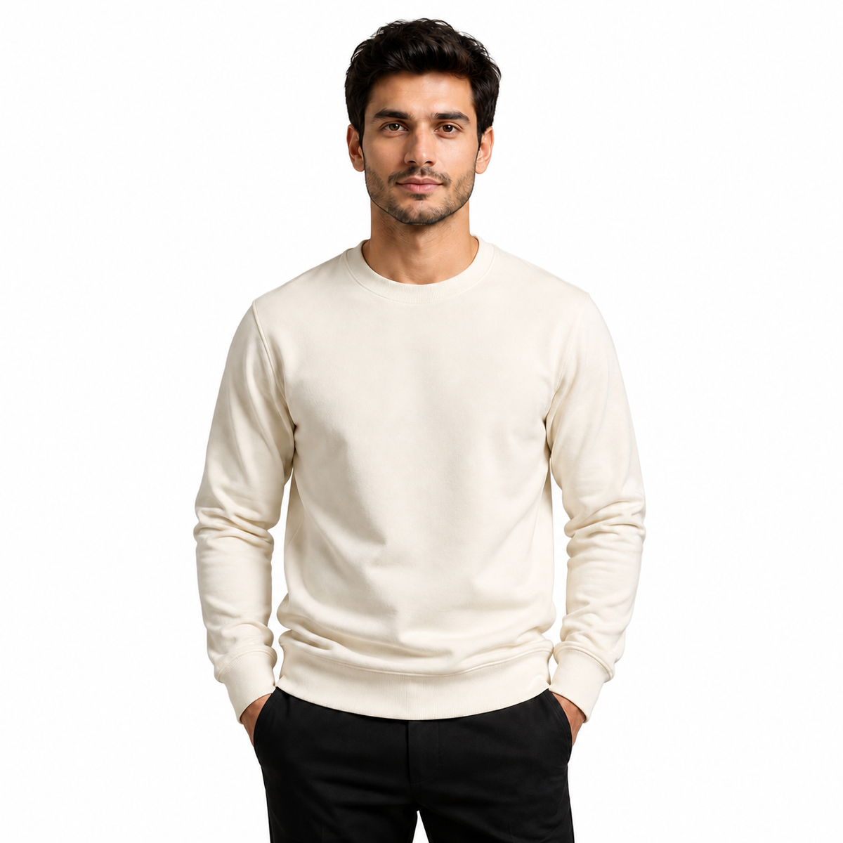 Crewneck Cotton Sweatshirt