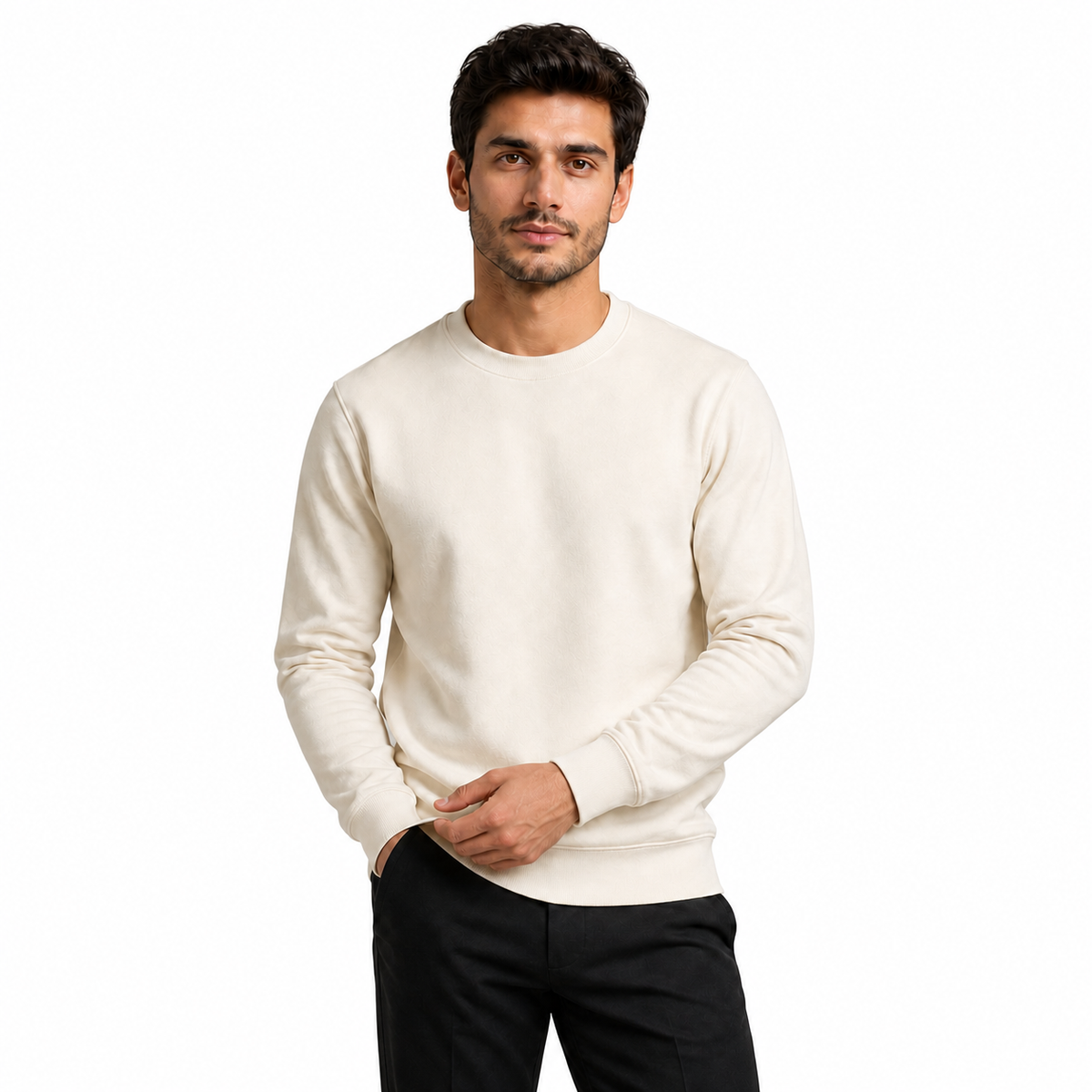 Crewneck Cotton Sweatshirt