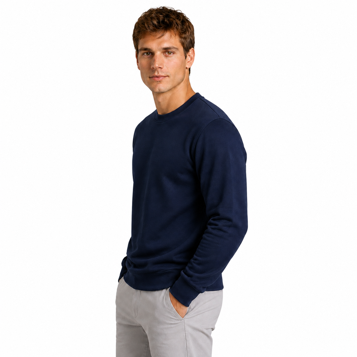 Crewneck Cotton Sweatshirt