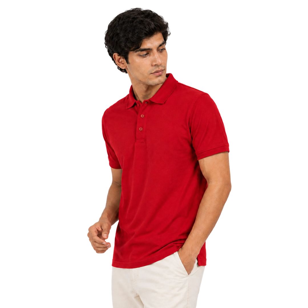 Classic Fit Cotton Polo T-Shirt